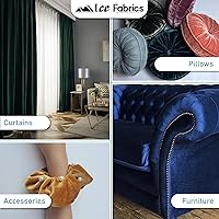 Vista 6 de Ice Fabrics Tela de Terciopelo Elástico por Yarda - 60" de Ancho Tela Suave y Elástica para Coser Ropa, Prendas, Disfraces, Manualidades - 90%