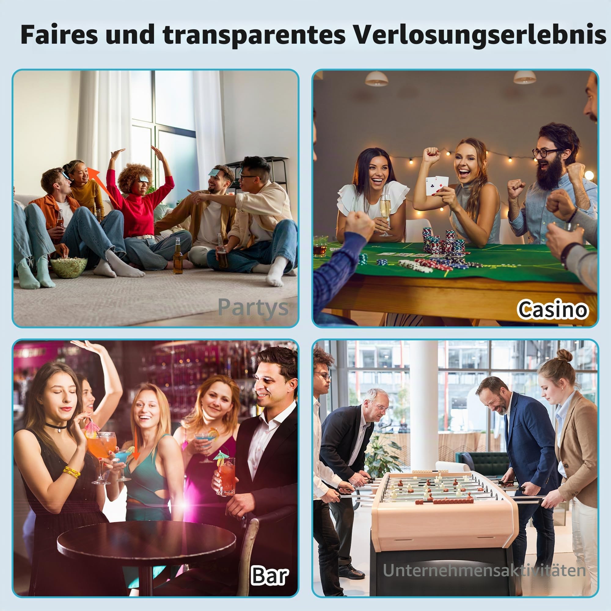 Orionstar Tombola-Trommel Metall-Lotterie-Spinner für Tickets, mittlere Größe mit Holzgriff, fasst 2500 Lose, Schwarz