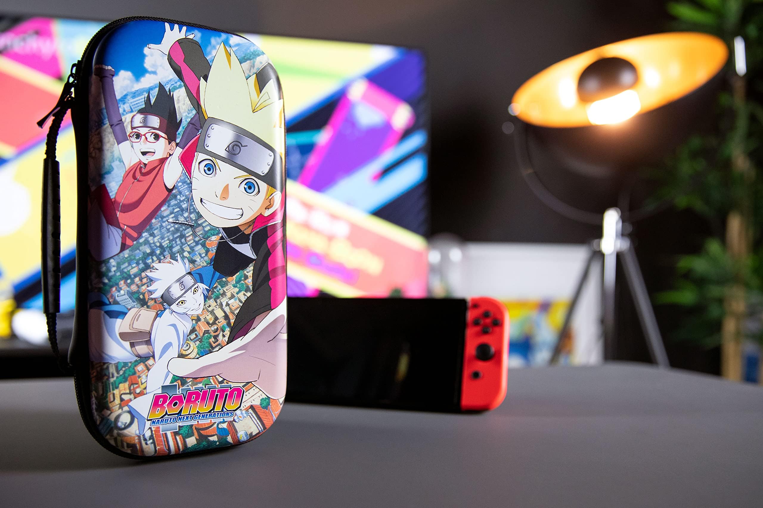 Konix My Hero Academia Funda de protección y Transporte para Nintendo Switch, Switch Lite y Switch OLED - 8 Juegos - Diseño My Hero Academia - Negro — view 38
