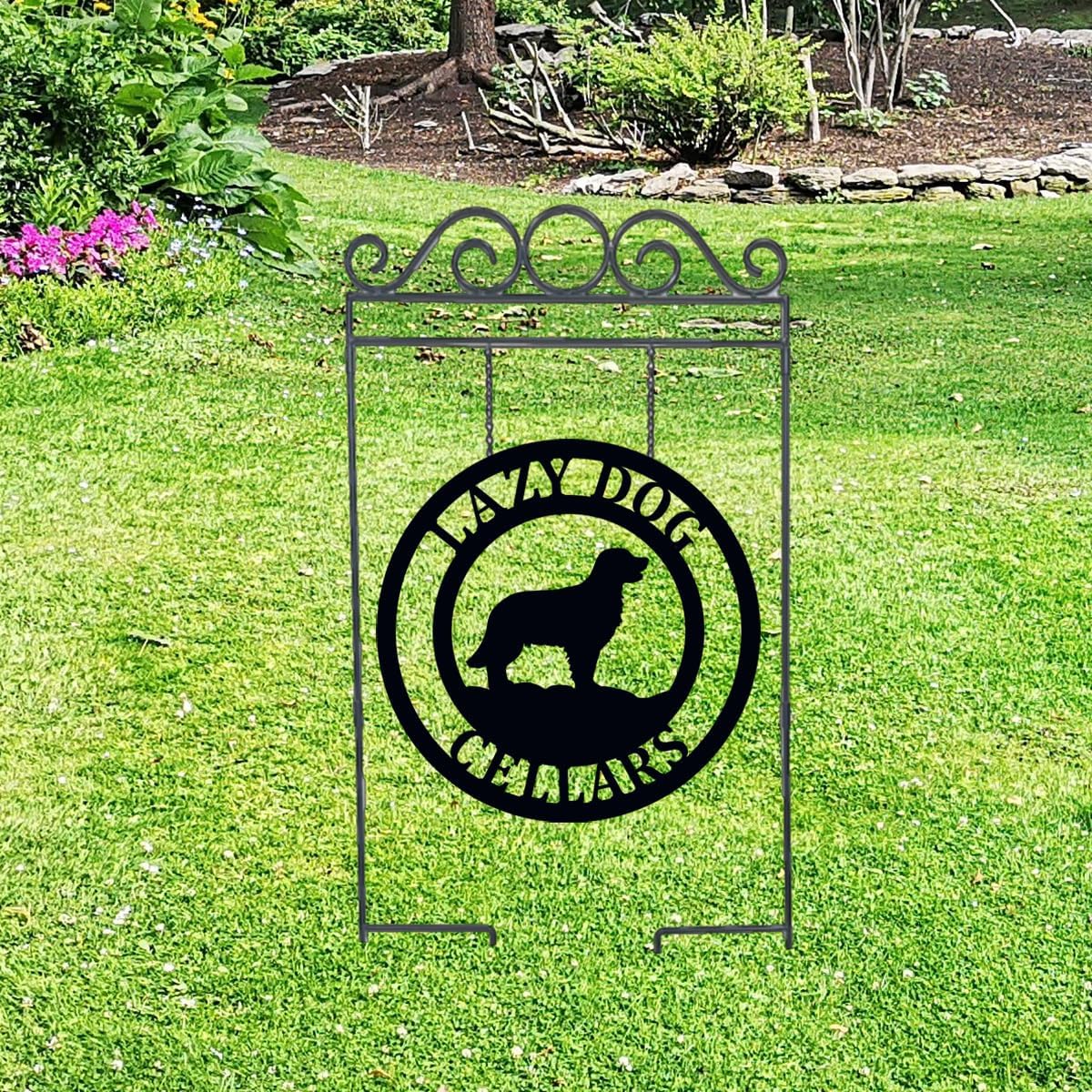 Custom Golden Retriever Garden Flag for Outdoors, Golden Retriever Yard Sign Gifts for Women (Golden Retriever)