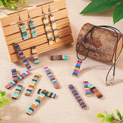 Miniatura 3 de Colgante de madera de resina, Resina, No es una piedra preciosa