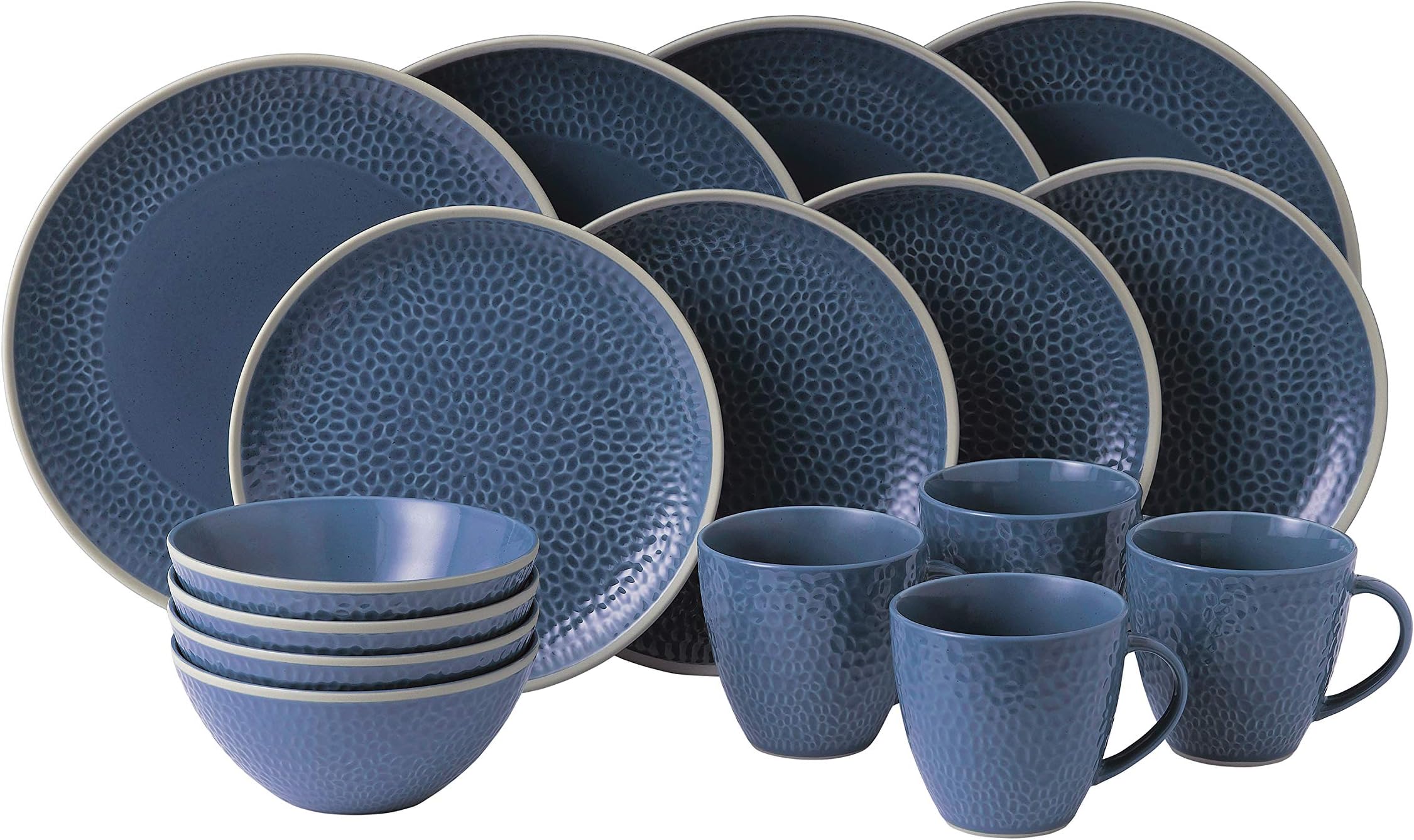 Gordon Ramsay Blue Maze Grill Hammer 16-Piece Dinner Set