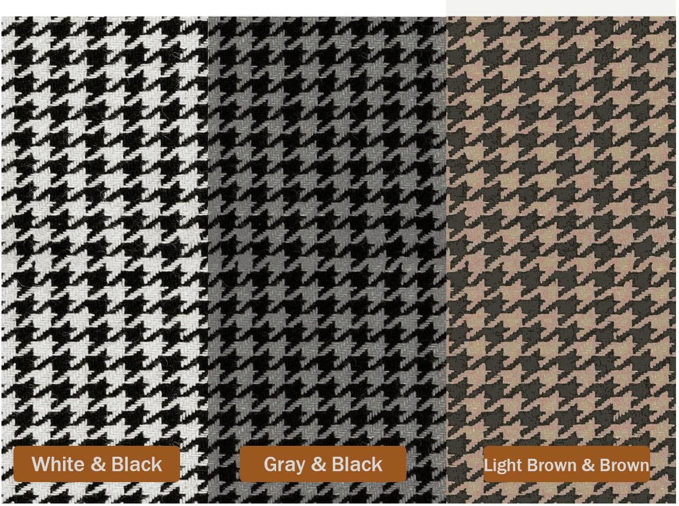 Premium Houndstooth Dogstooth Plaid Slim Fit Tuxedo Prom Wedding Groom Suits Set Jacket Blazer Pants Sport Coat