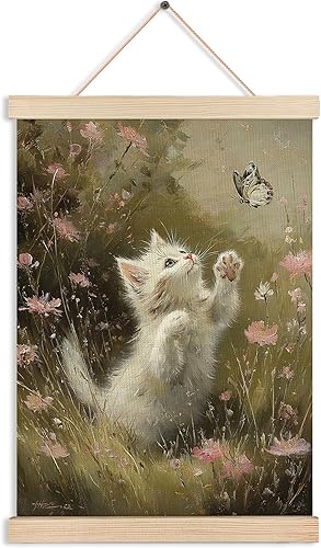 Miniatura 14 de AJIPUX Divertida decoración de pared de baño retro Golden Retriever, decoración de baño Golden Retriever, divertido póster colgante de perro para