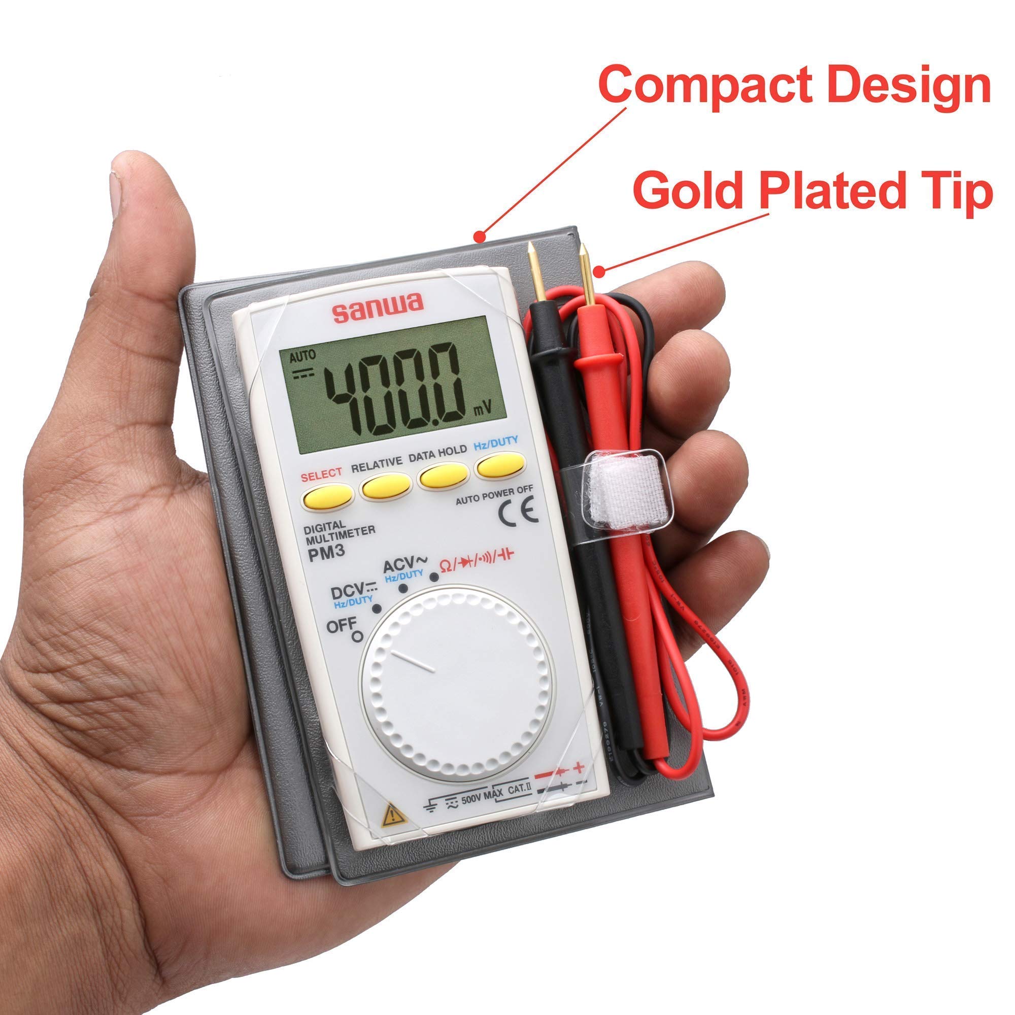 Sanwa, japan pm3 pocket digital multimeter (original) — Amazon image 2