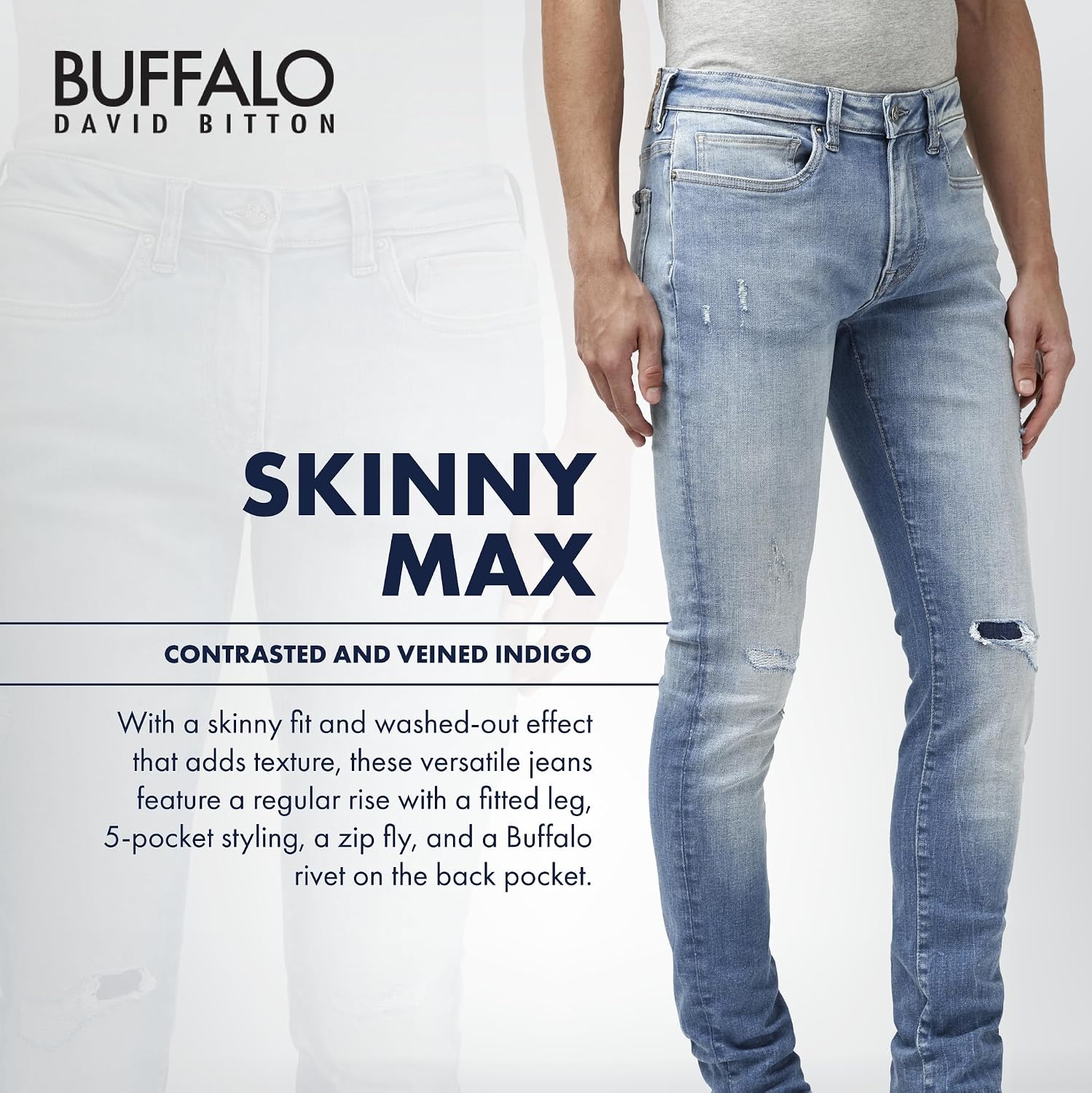 Buffalo David Bitton Men's Skinny Max Jeans