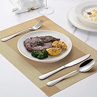 Vista 5 de HornTide, juego de cubiertos (cuchillo, tenedor, cuchara), Vajilla, Plateado