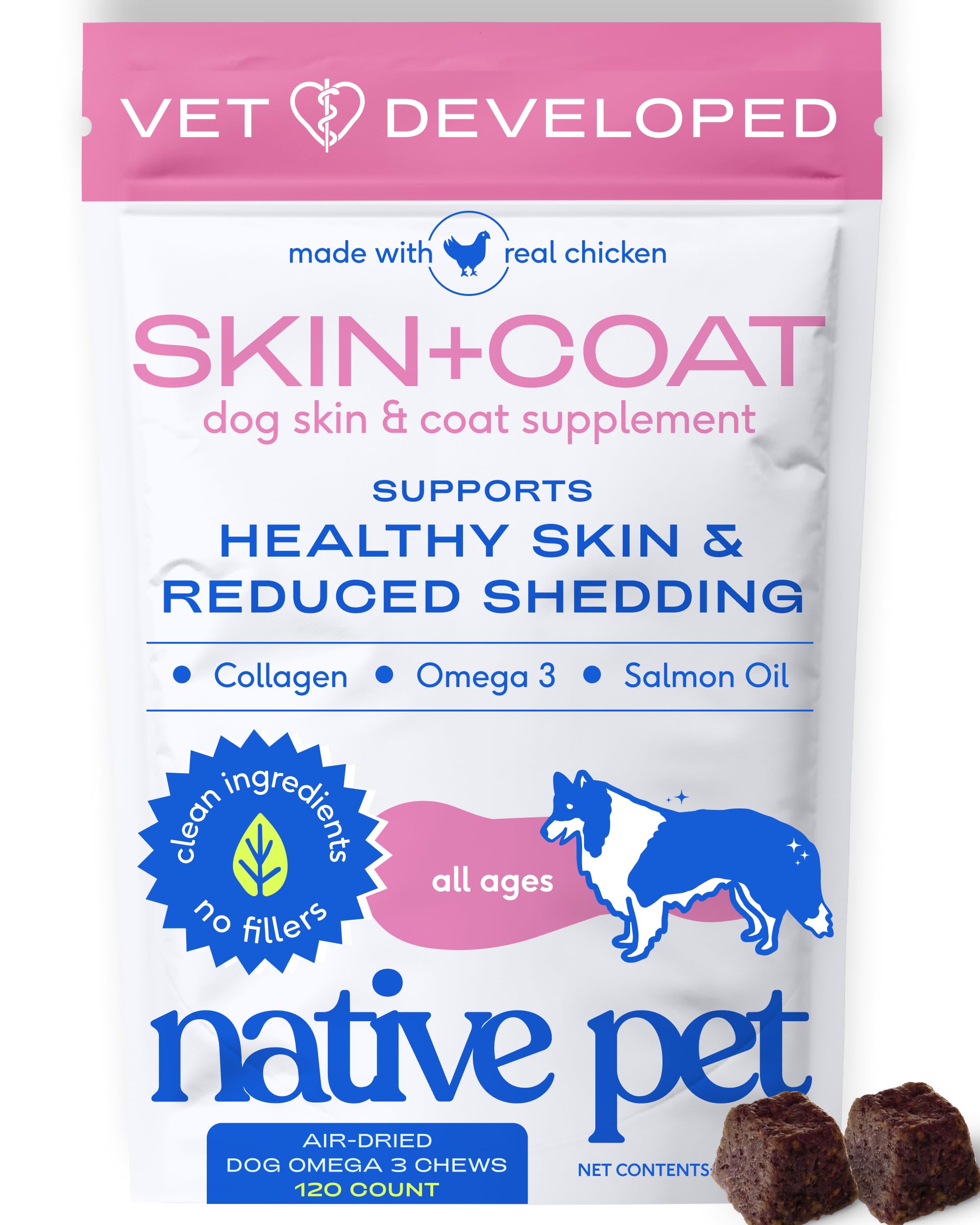 Native Pet Skin & Coat Chews