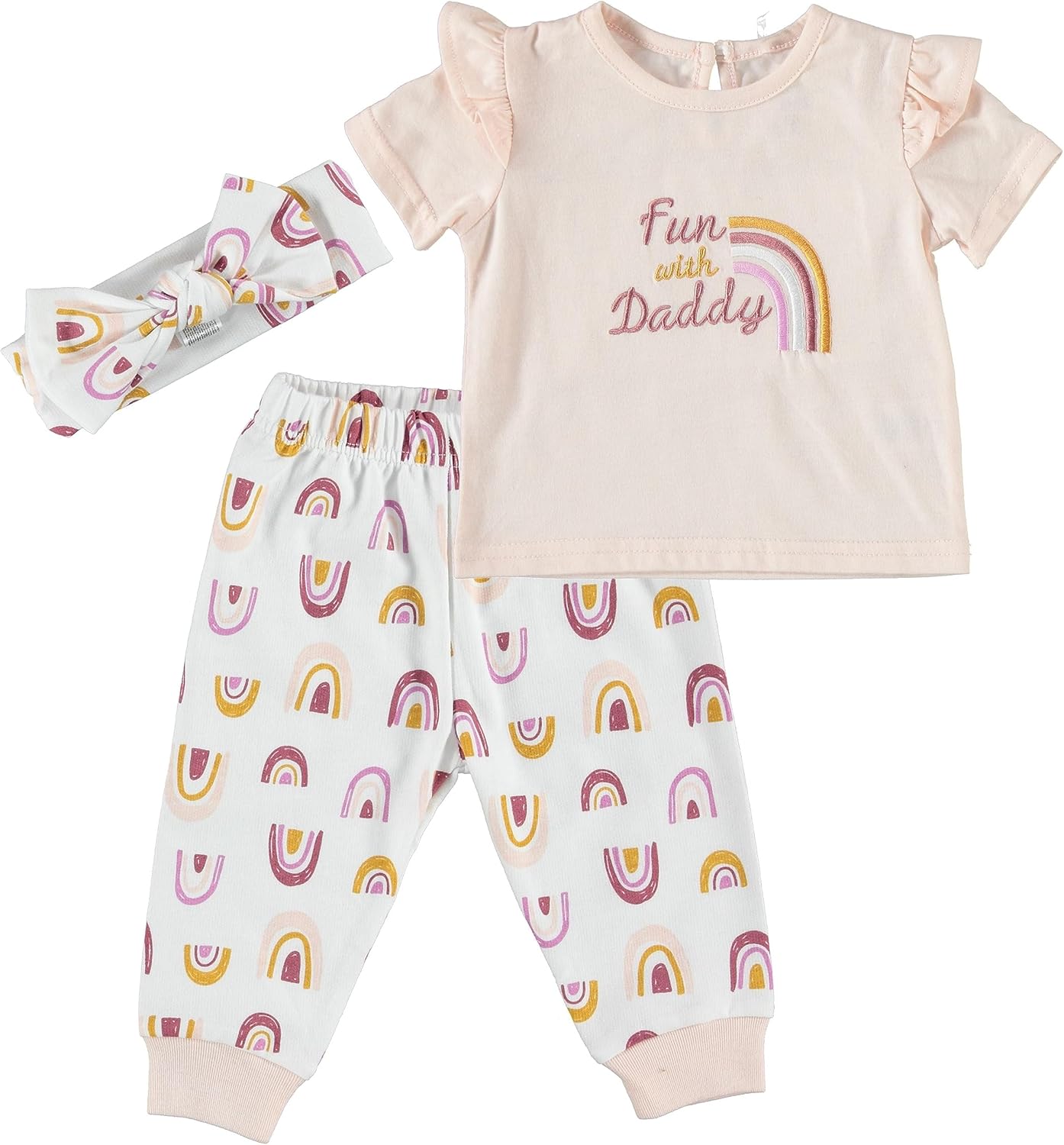 Chick Pea Baby Girl Clothes Newborn Jogger Layette Set