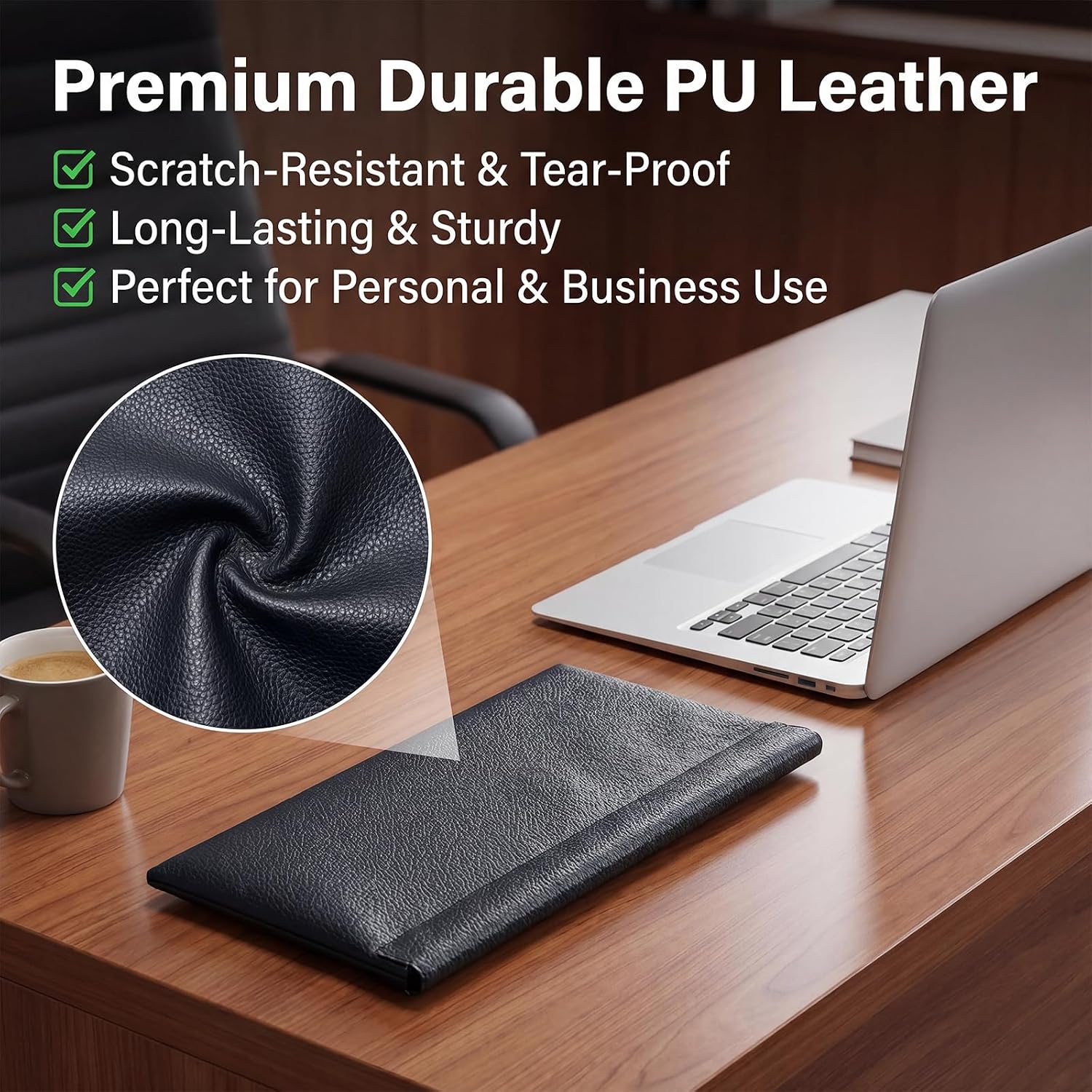 4 Pack Squeeze Top Money Bag, PU Leather Cash Pouches, 7.87 X 4.3 Inch Portable Cash Bag, Multipurpose Money Envelopes Bank Deposit Bags for Daily Use Money Saving Binder