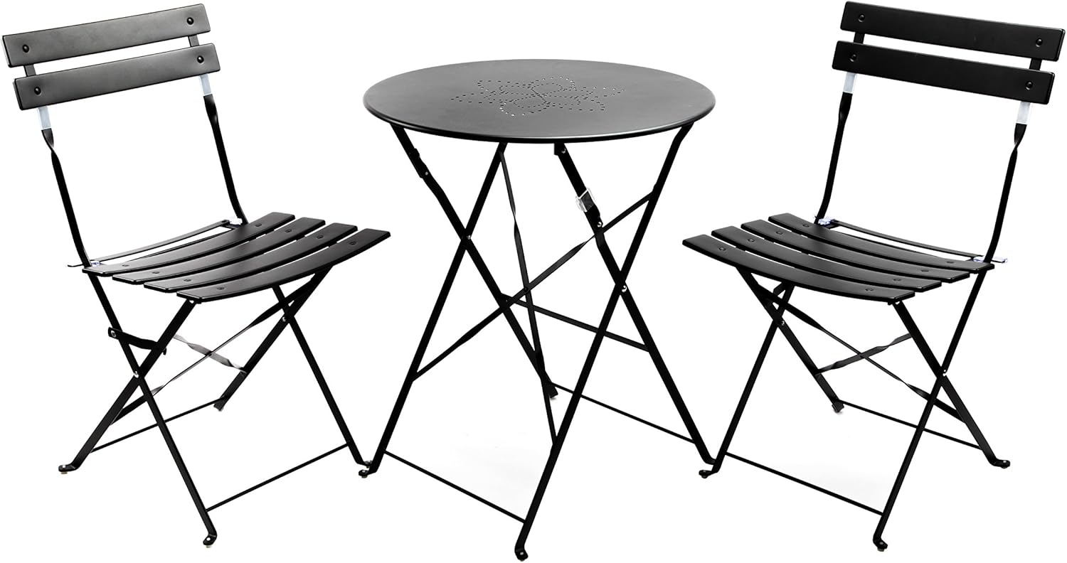 Finnhomy Slatted 3 Piece Outdoor Patio Furniture Sets