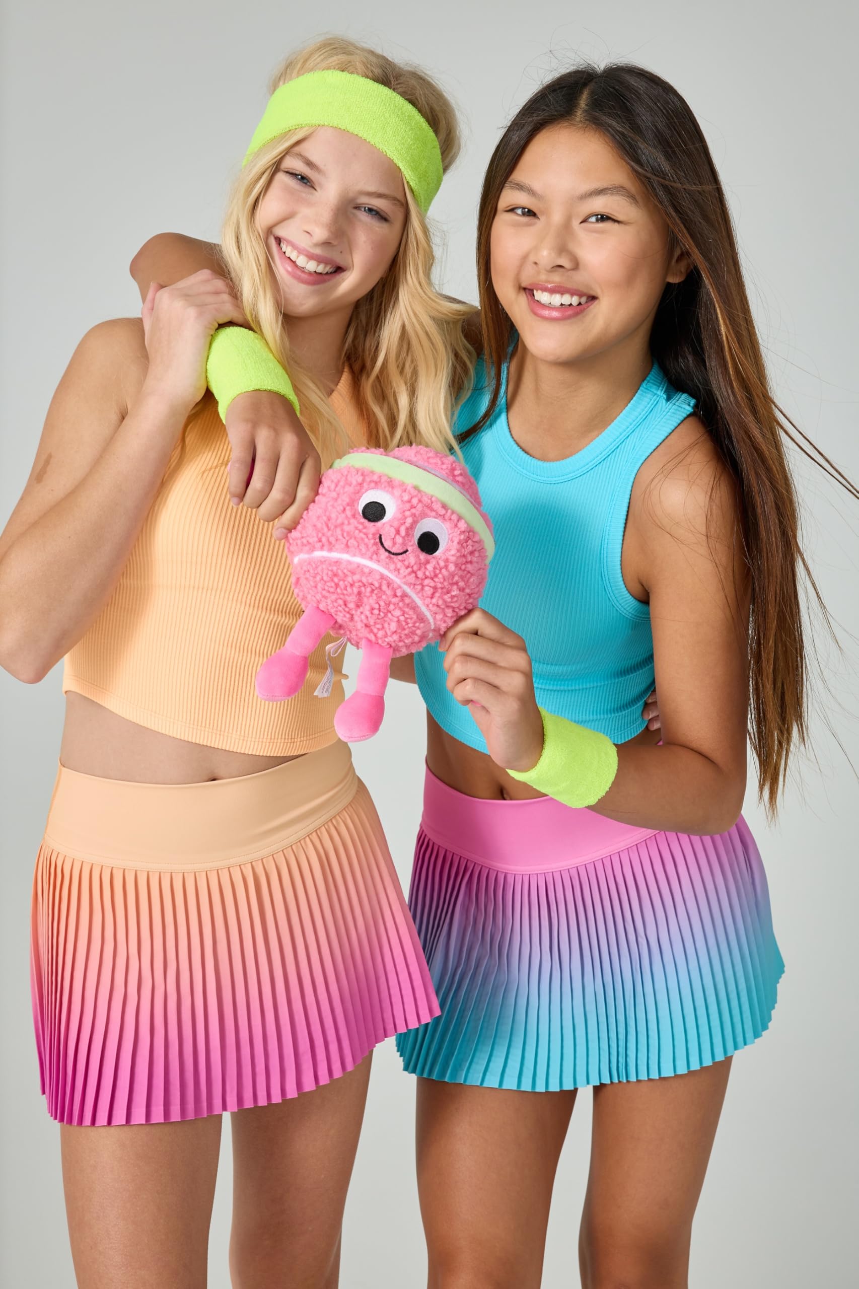 iscream Gonna a pieghe elasticizzata in misto spandex per abbigliamento casual e sportivo