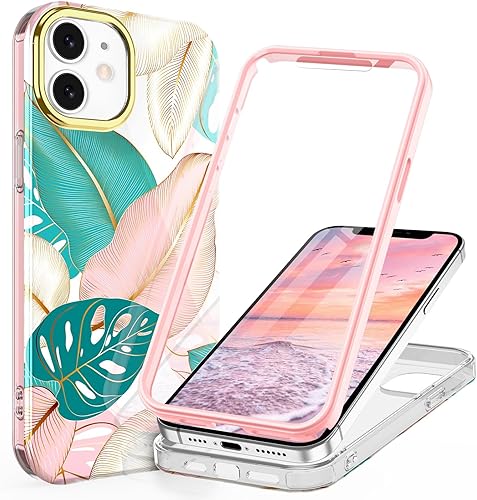 STERKER Funda para iPhone 12 y iPhone 12 Pro, carcasa resistente de cuerpo completo con protector de pantalla sensible al tacto integrado, funda de disponible en Yaxa Peru
