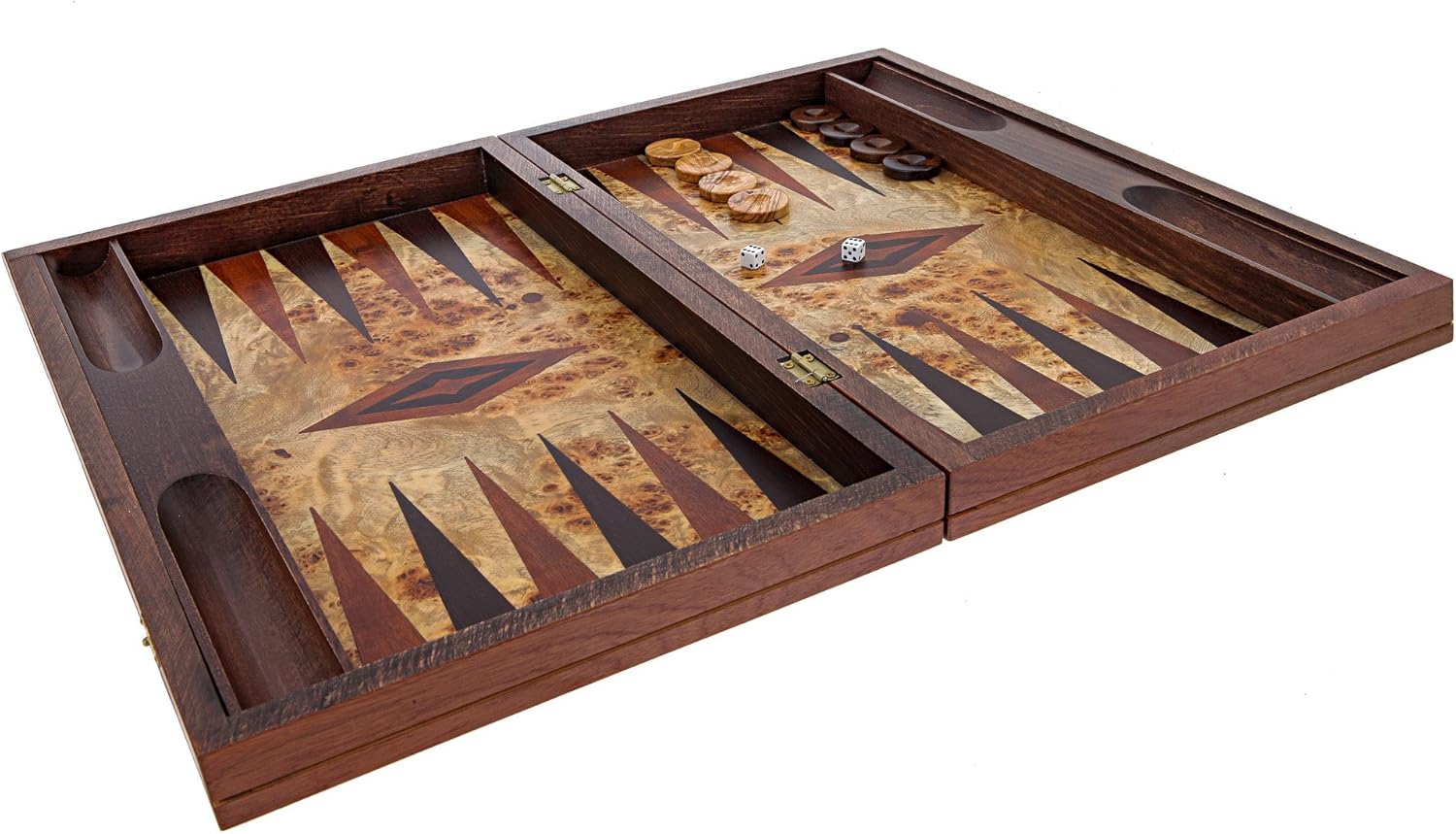 Bеѕt Dеаl Handmade Olive Wood Backgammon Board Game Set, with Slots, Large Size 48x30x7cm - 18.9''x11.8 x2.8'' 60% оƒƒ Dіѕсоunt Handmade Olive Wood Backgammon Board Game Set, with Slots, Large Size 48x30x7cm - 18.9''x11.8 x2.8''