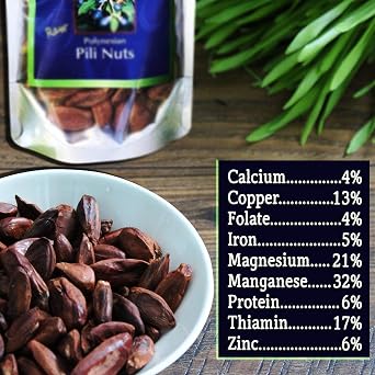 Divine Organics Raw Polynesian Pili Nuts 16 oz.