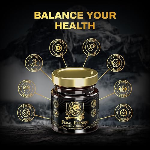 Miniatura 6 de Resina Shilajit de grado oro puro, alta potencia para hombres y mujeres, 125 porciones (50 gm) para resistencia, vitalidad, concentración y