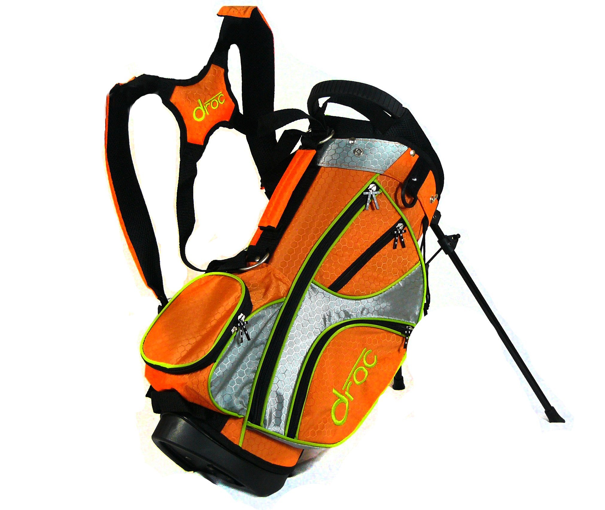 Droc - seria Mica 7 szt. zestaw kijów golfowych + torba golfowa od 3 do 6 osób praworęcznych