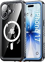 Vista 10 de Oterkin Funda impermeable para iPhone 16, funda de cuerpo completo 360° resistente 16 con protector de pantalla HD integrado y protector de cámara