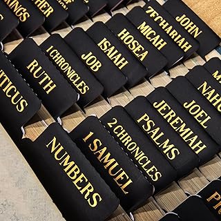 Laminated Bible Tabs with Gold Foil Embossing image