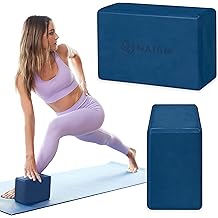 Gaiam Yoga Block - Supportive Latex-Free Eva Foam - Soft Non-Slip Surface with Beveled Edges for Yoga, Pilates, Meditation