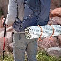 Vista 12 de Nite Ize Gear Tie - Corbata de goma reutilizable de 24 pulgadas, paquete de 2, color naranja brillante