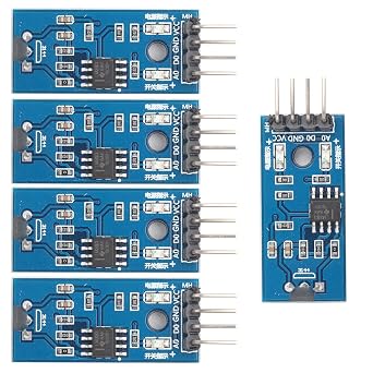 Linear Hall Effect Sensor Magnetic Sensor Speed Counting Module 5Pcs