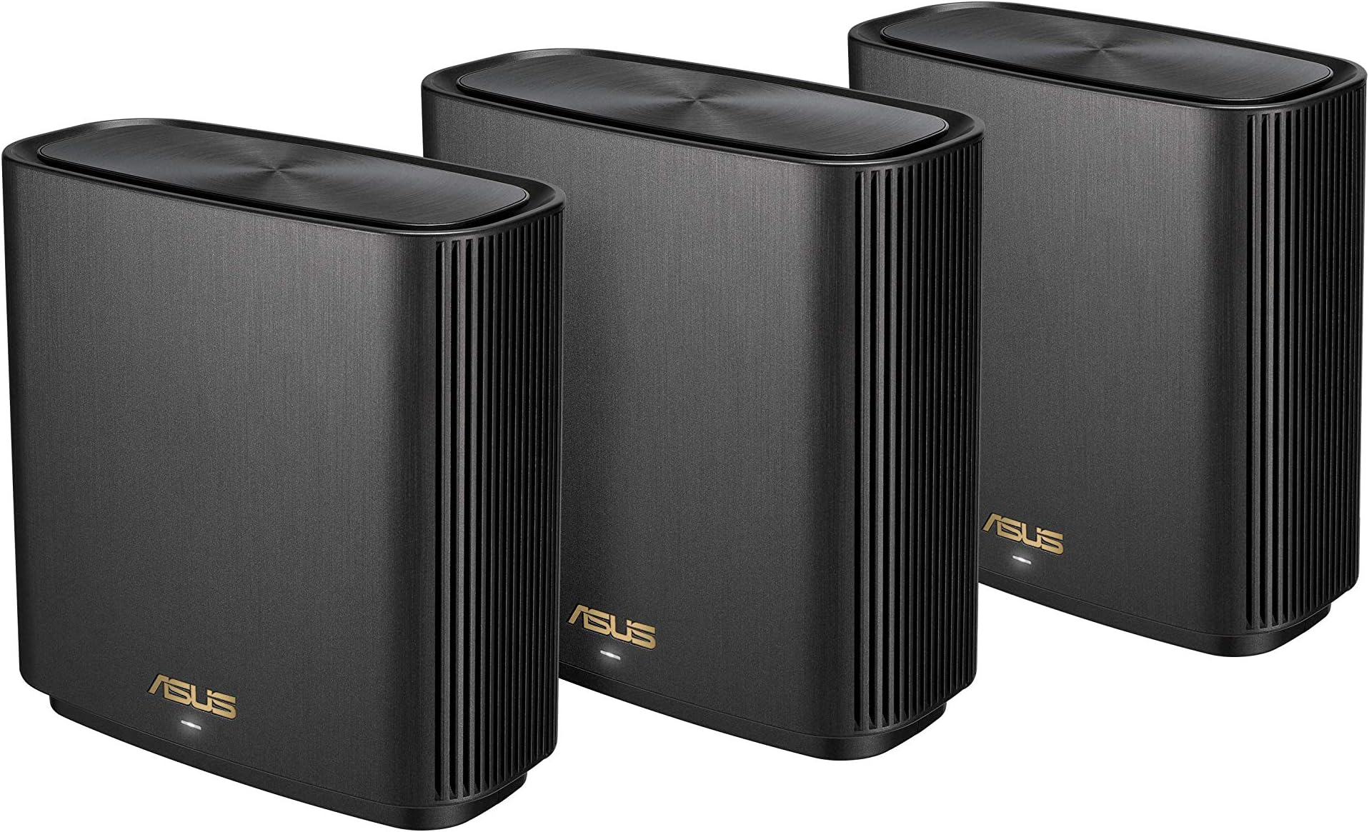 ZenWiFi AX6600 Tri-Band Mesh WiFi 6 System (XT8 3PK) - Whole Home Coverage up to 7500 sq.ft & 8+ rooms, AiMesh, Included Lifetime Internet Security, Easy Setup, 3 SSID, Parental Control, Charcoal