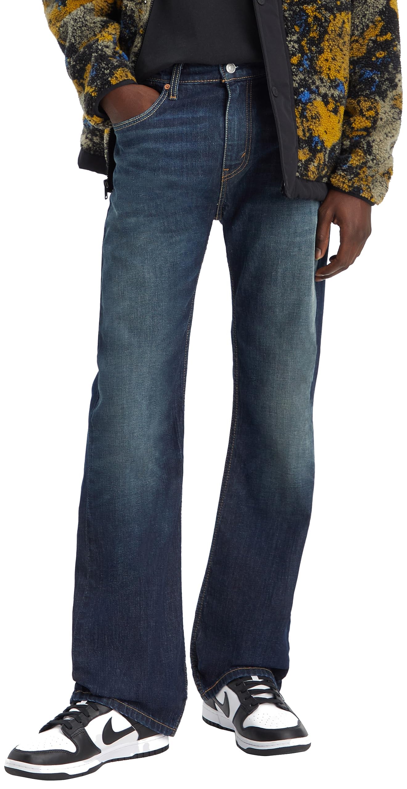 Levi's Men's Comin Round The Mountain 527 Slim Boot Cut Jeans, Large