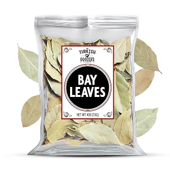 Whole Turkish Bay Leaves, Dried Laurel Leaf, Bulk 4 oz