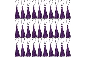 VAPKER Purple Tassels for Jewelry Making and DIY Projects