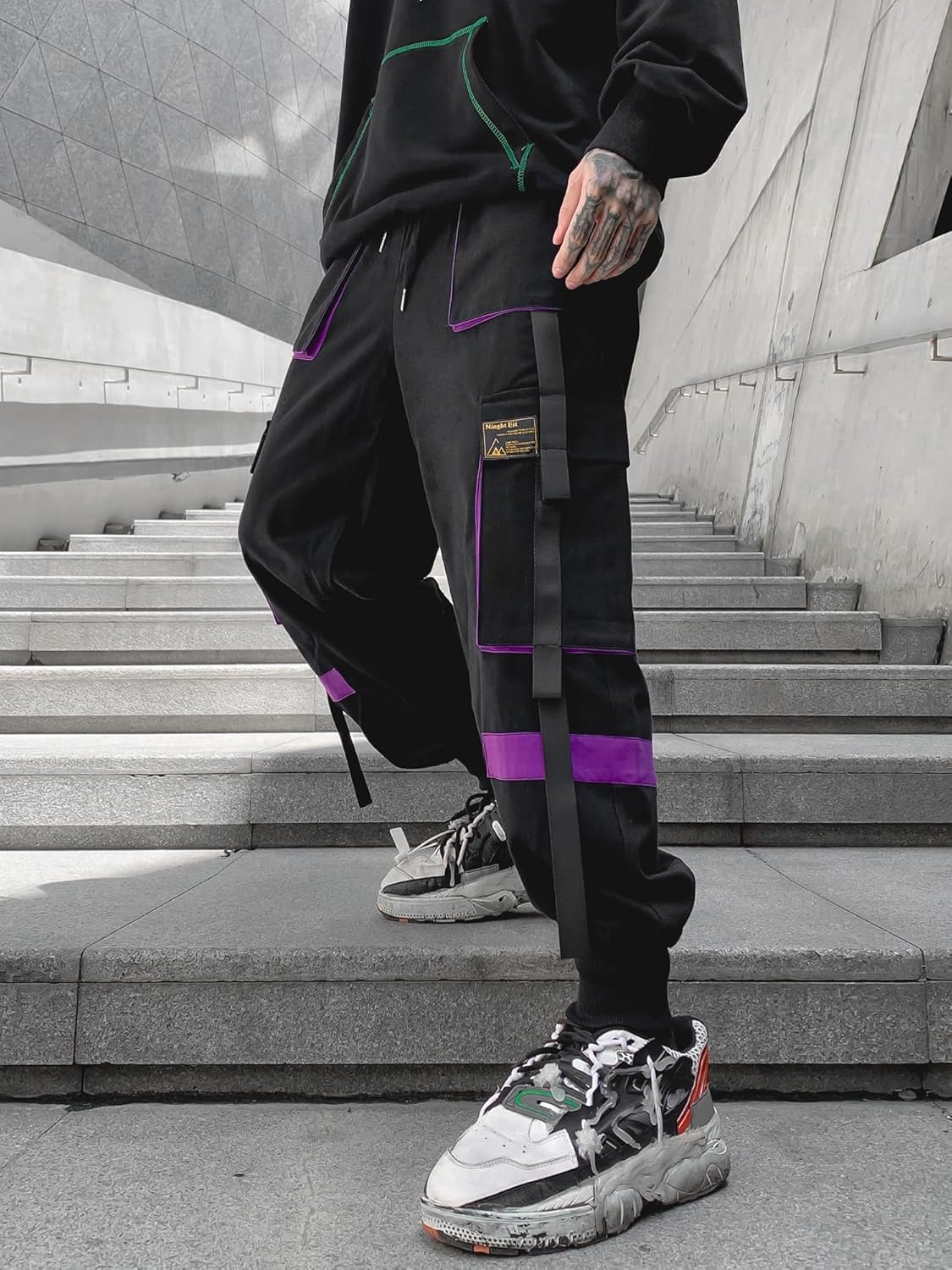 Streetwear Hip Hop Pants Cargo Pants Joggers Casual Active Sports Sweatpants for Men Couple Women Unisex - Image 2