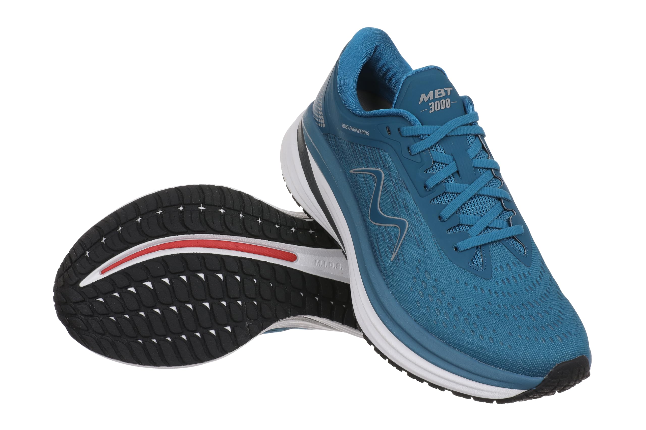 MBTM-3000 Lace UP Baskets de Sport pour Homme. Chaussures de Course Anatomiques et Confortables. Chaussures Physiologiques Confort et Stabilité avec Semelle Courbe. Sneakers Running