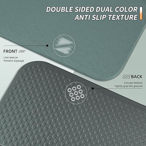 Miniatura 4 de Esterilla de yoga POE de 12 pliegues de 75 x 26 x 0.4 pulgadas, antideslizante, compacta y apta para yoga, pilates, entrenamiento de fuerza y