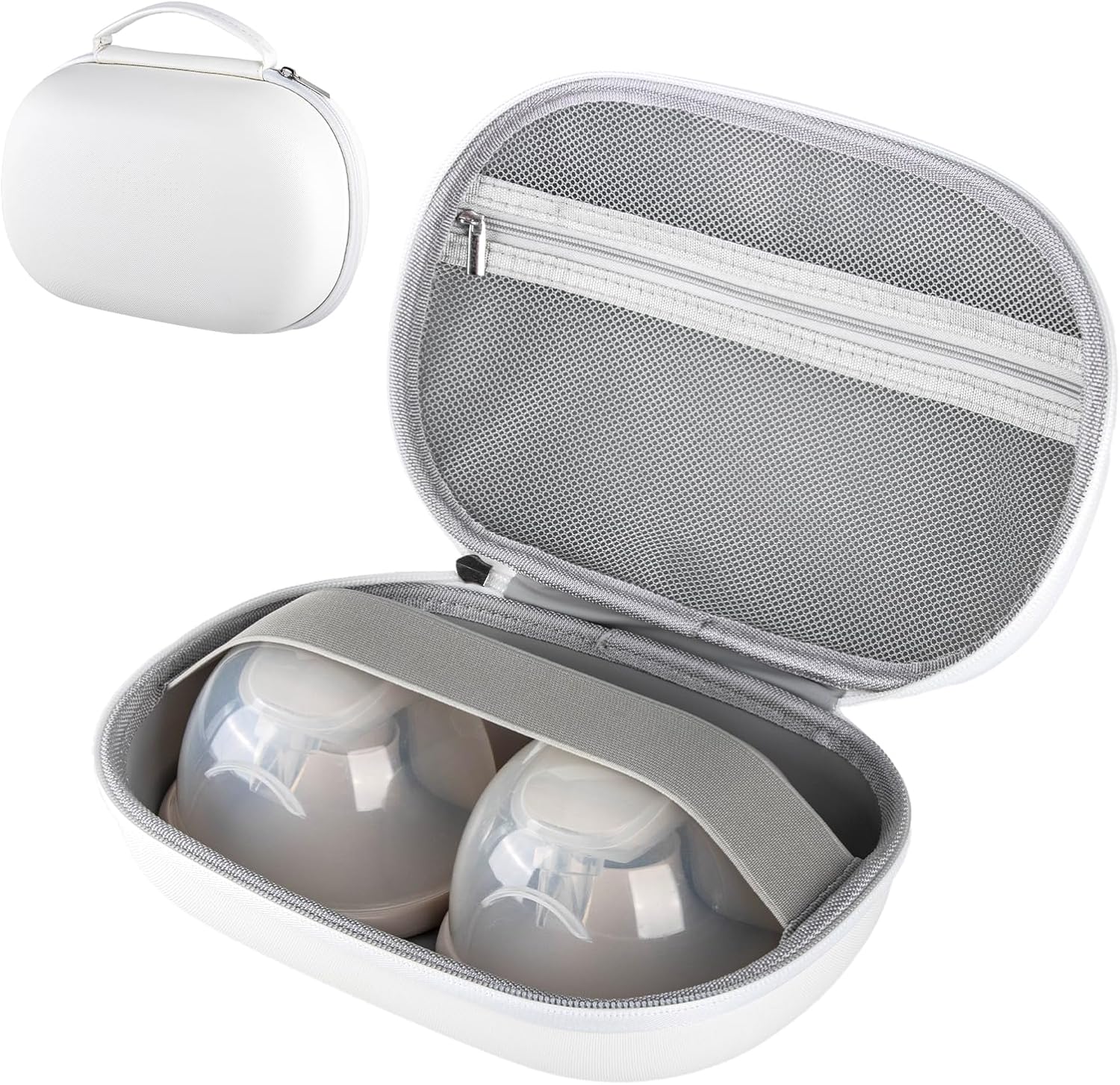 Wearable Breast Pump Case Compatible with Eufy E20 S1, Holds 2 Pumps