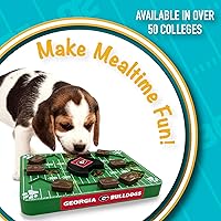 Vista 2 de Pets First NCAA Georgia Bulldogs Juguete de Rompecabezas, Juguete de Premio para Perros con Rompecabezas, Juguete Interactivo de Premio para Perros