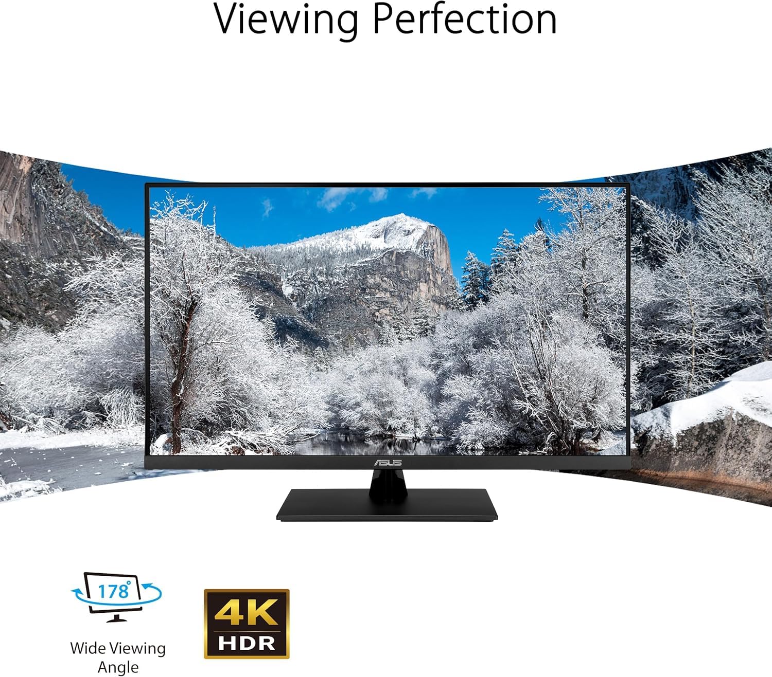 ASUS 31.5インチ 4K HDR モニター 本体 Amazon.com: ASUS 31.5