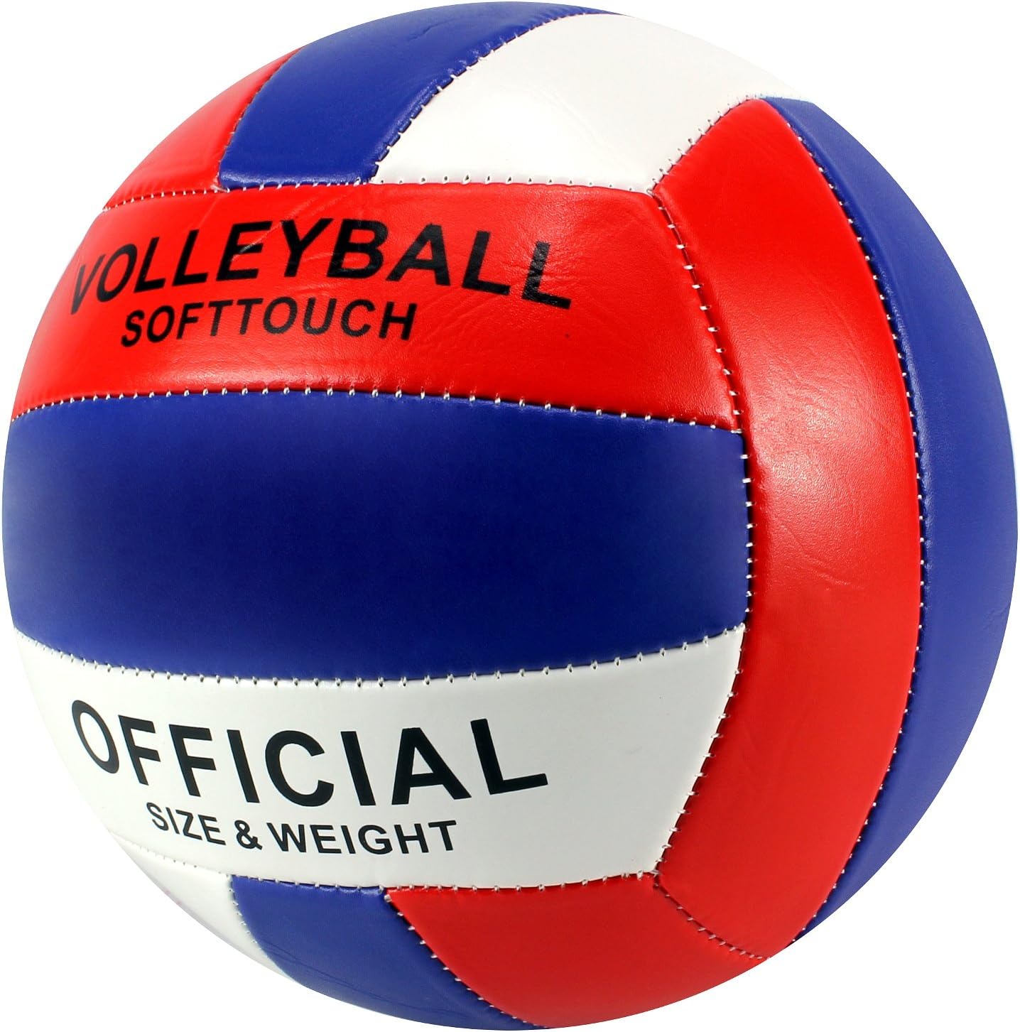 Jesn Sport Official Size Children's Kid's Toy Volleyball, Add On for Sports Playsets (Red/Blue) by Toy Balls