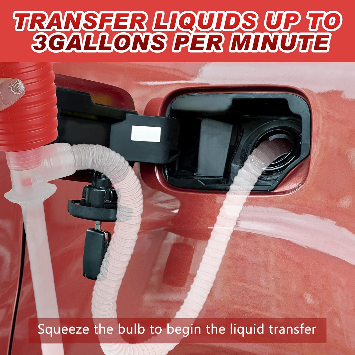 BBTO 12 Pcs Hand Siphon Pump Gas Liquid Manual Handheld Portable Transfer Fuel Pump for Vehicles and Lawn Mowers Efficient Kerosene Water Light Oil Petrol Alcohol