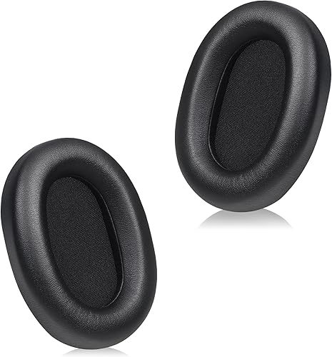 Almohadillas de repuesto para auriculares Sony WH-1000xm5 (WH-1000xm5), almohadillas de repuesto de piel de proteína suave, espuma viscoelástica