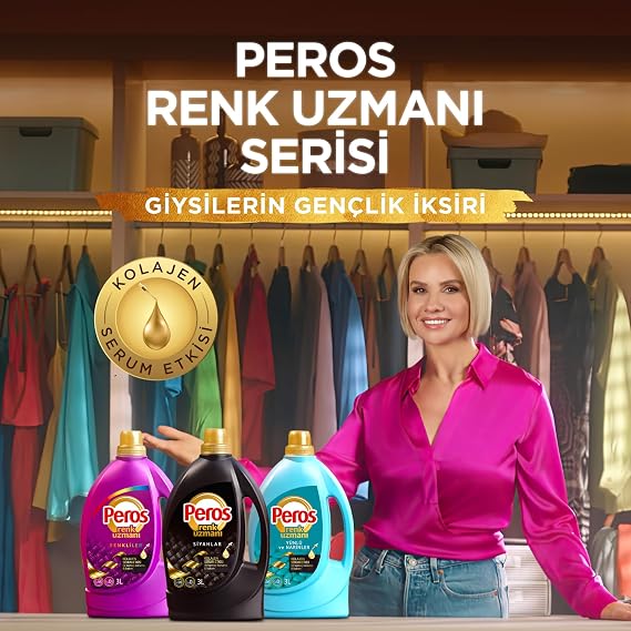 Peros Color Expert Colored Liquid Care Detergent 3000 ml