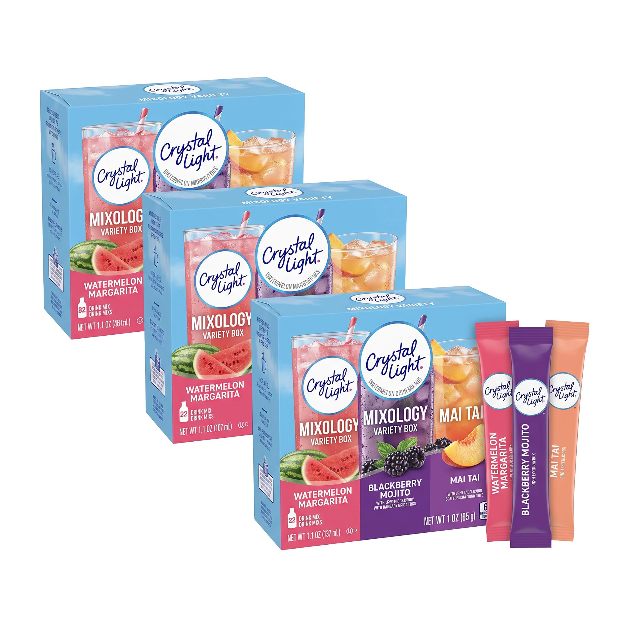 Amazon.com : Crystal Light Mixology Variety Pack Powdered Drink