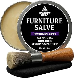 Premium Beeswax Furniture Salve and Leather Conditioner