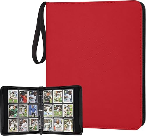 Miniatura 45 de Carpeta Mini de Tarjetas de 1 Bolsillo, Carpeta de Tarjetas Coleccionables de 80 Bolsillos, Álbum Pequeño Premium de Colección de Tarjetas
