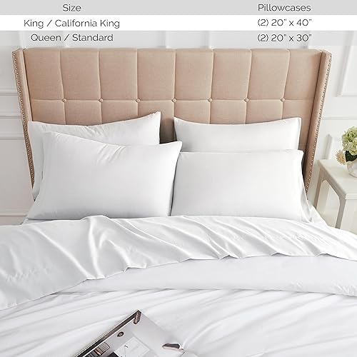 Miniatura 285 de Southshore Fine Living, Inc. Juego de 2 fundas de almohada de tamaño estándar, se adapta a almohadas de tamaño matrimonial, individual, queen, 10