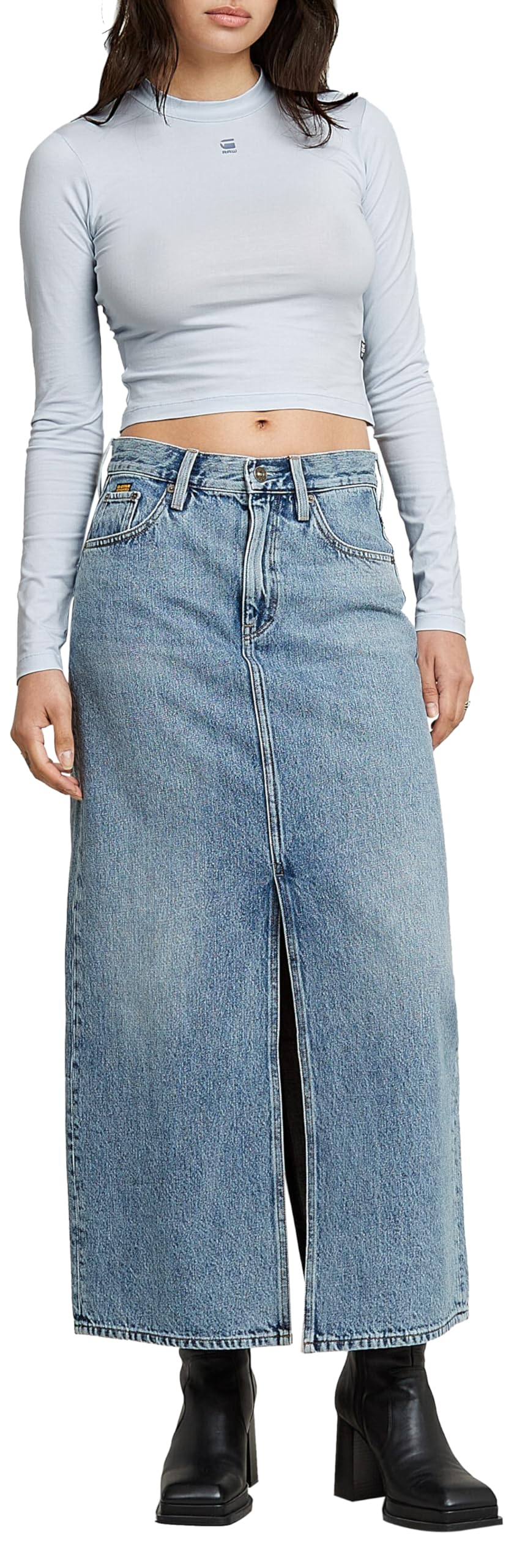 G-Star Damen Viktoria Long Skirt Skirt (1er Pack)
