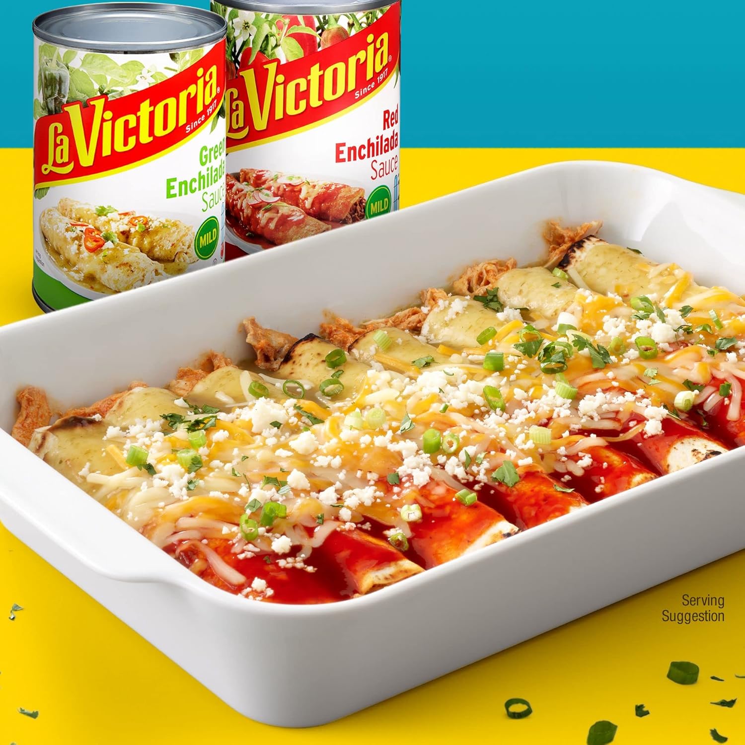 LA VICTORIA Variety Pack, Green, Red enchilada sauce, 10 oz Can (6 Pack)