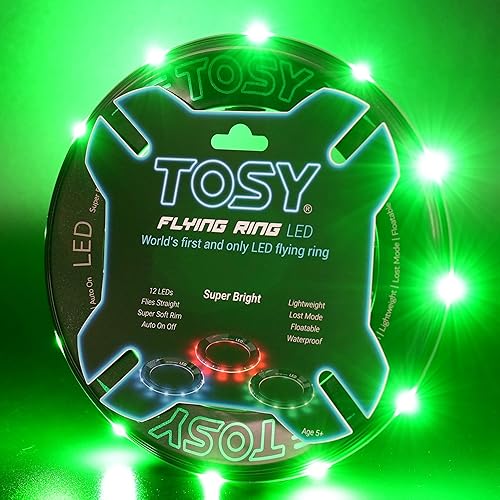 TOSY Flying Ring - 12 LEDs, Super Bright, Soft, Auto