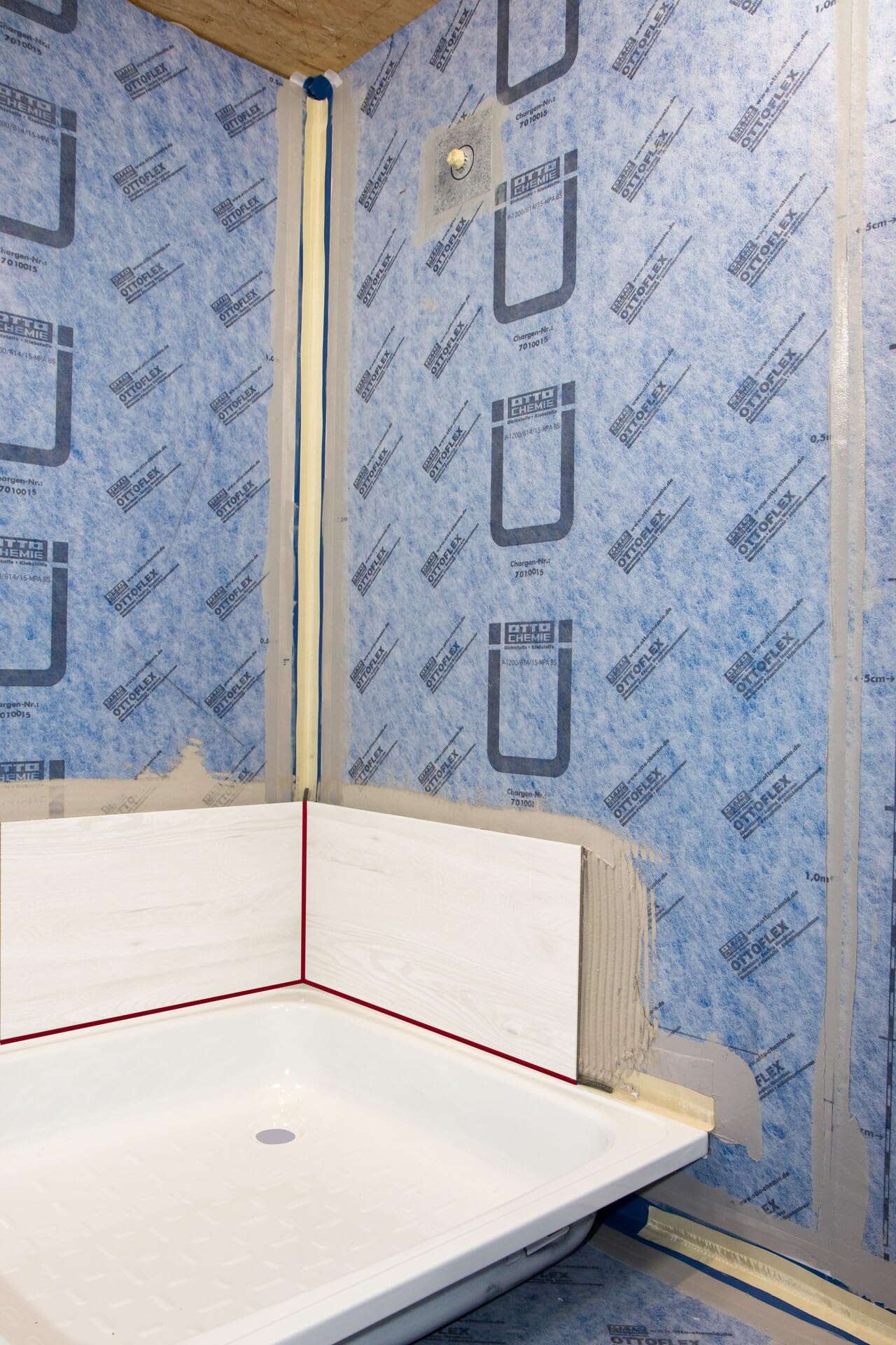 OTTOFLEX Abdichtbahn 1 x 30 Meter Dichtbahn Dichtband Dichtvlies Entkopplungsmatte Bad Abdichtung Verbundabdichtung
