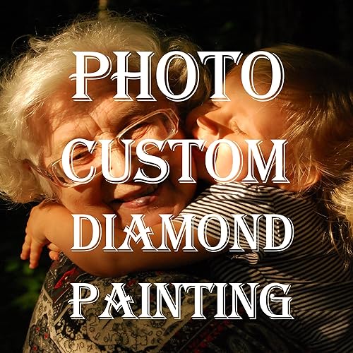 hadefa Kits de pintura de diamantes personalizados para adultos 5D DIY foto de arte de diamante personalizada tu propia imagen, regalo personalizado