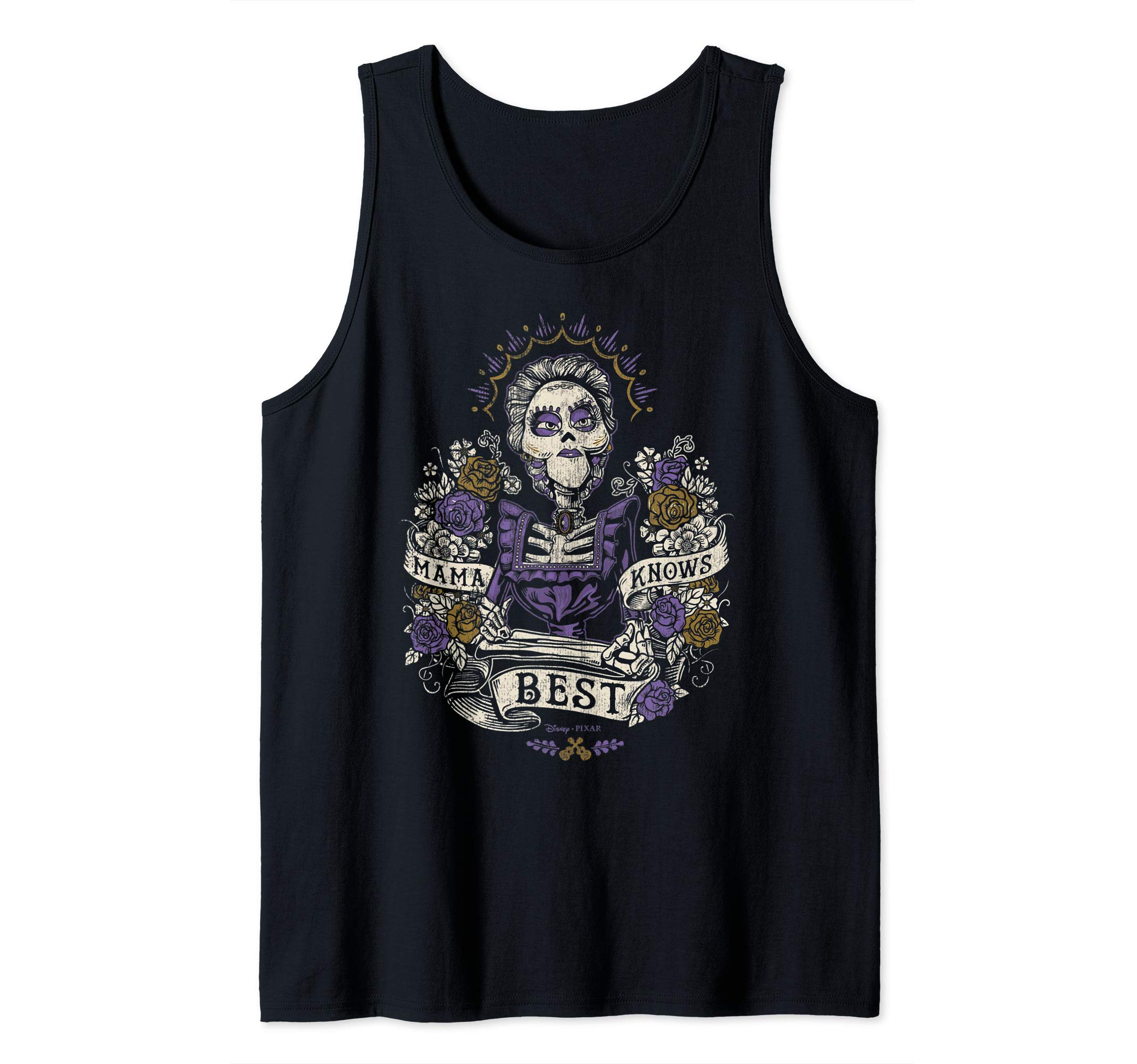 DisneyPixar Coco Mama Knows Best Floral Design Tank TopOEKO-TEX STANDARD 100